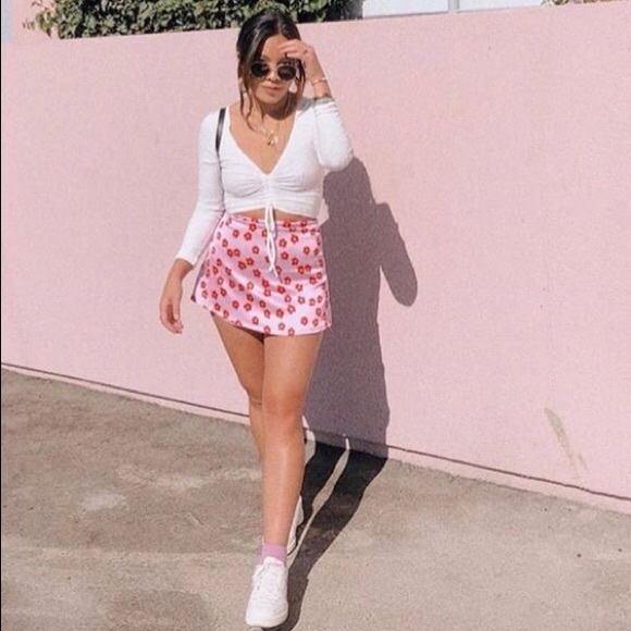 Floral Print Skirt - Picture 4 of 4